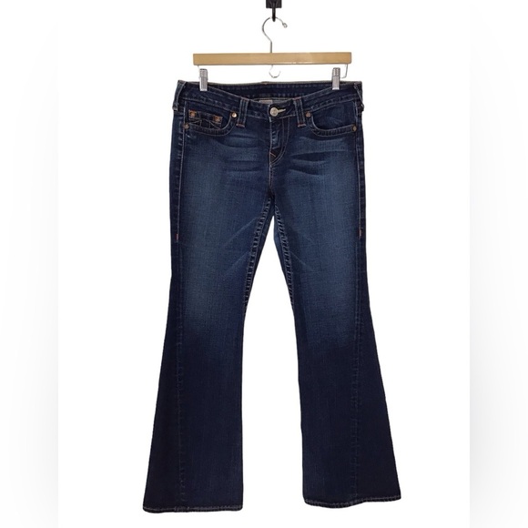 True Religion Dani Flare Leg Jeans Size 32 - Picture 1 of 8
